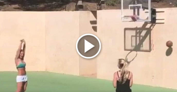 Britney Spears Shoots Hoops In Sports Bra & Shorts — Shares Hot Workout Videos