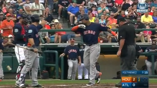 Carlos Gomez Doesn't Care About Unwritten Rules, Flips Bat And Dabs After Clobbering Home Run