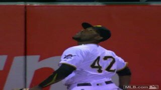 Watch Starling Marte Scale Outfield Wall To Rob Home Run