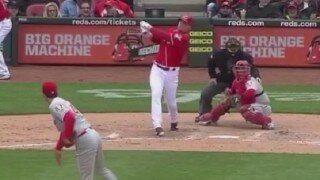  Watch Reds' Jay Bruce Light Up Baseball In 2-HR Game 