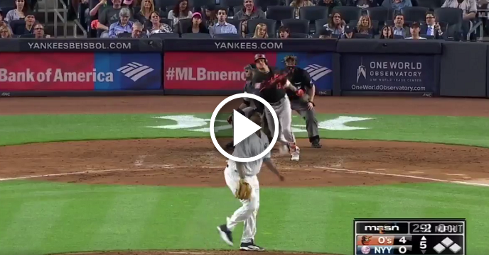 Orioles' Manny Machado Pulverizes Longest Home Run At Yankee Stadium Of Statcast Era