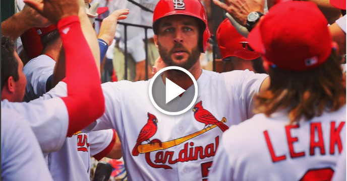 Adam Wainwright as Hot as Bryce Harper, Mike Trout at the Plate after HR