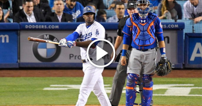 New York Mets Exchange Words With Yasiel Puig After Slow Home Run Trot