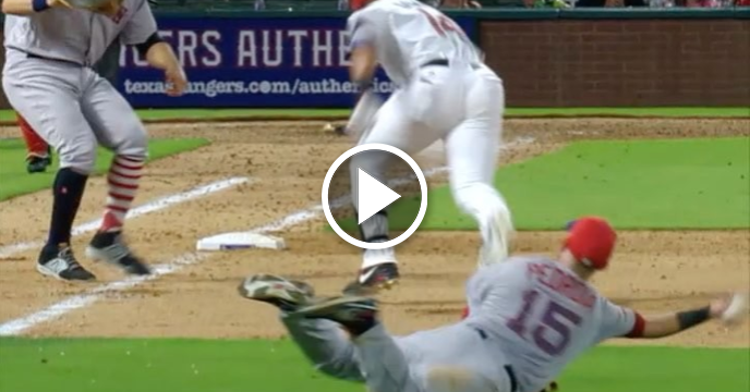 Dustin Pedroia Makes Unbelievable Throw from Stomach for Out at First