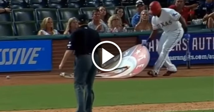 Texas Rangers' Adrian Beltre Ejected for Hilariously Moving On-Deck Circle