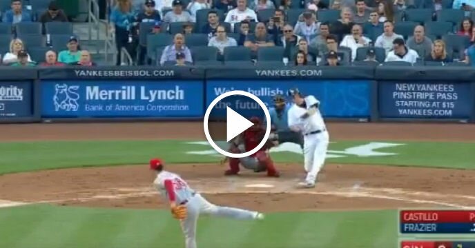 Todd Frazier's First Home At-Bat With New York Yankees Turns Into Run-Scoring Triple Play