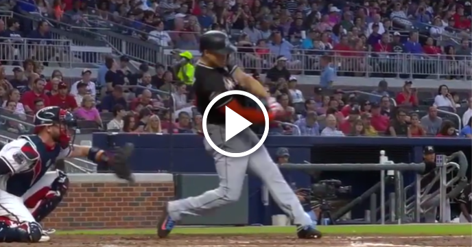 Giancarlo Stanton Crushes Two Home Runs Traveling Total of 901 Feet