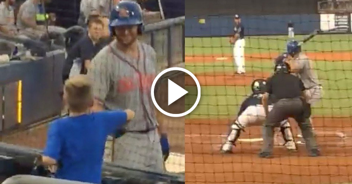 Tim Tebow Smashes Three-Run Homer Immediately After Greeting Autistic Fan In Crowd