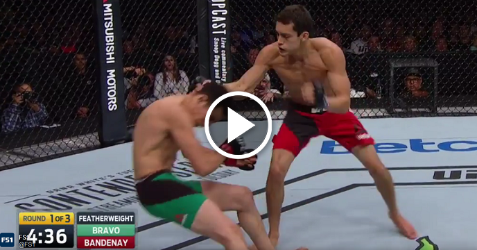 MMA Fighter KO's Opponent In Just 26 Seconds With Devastating Knee Strike At UFC Mexico City