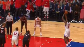 Watch DeAndre Jordan Completely Whiff With Embarrassing Free Throw Attempt