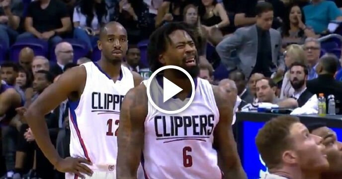DeAndre Jordan Missed a Free Throw So Bad, Even He Couldn't Believe It