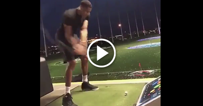 Giannis Antetokounmpo Has Golf Swing Bad Enough to Rival Charles Barkley