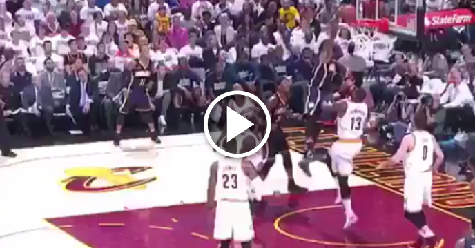 Paul George Emphatically Throws Down Disrespectful Dunk On Tristan Thompson