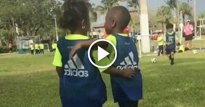 Dion Waiters' 3-Year-Old Son Does LeBron James' Silencer Celebration After Scoring Soccer Goal