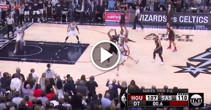 Manu Ginobili Blocks James Harden To Help Spurs Cement Comeback Win In Overtime