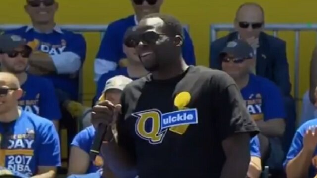 Draymond Green Roasts LeBron James With Epic Shirt, Speech at Warriors\' Victory Parade