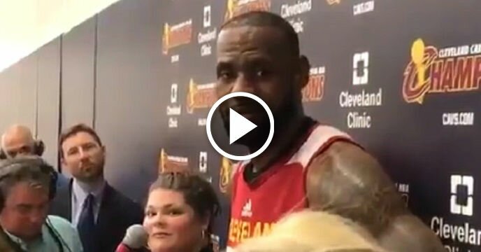 Reporter Asks LeBron James If He's Tired, LeBron Has Perfect Response