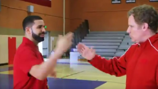 Drake & Will Ferrell Give DeMar DeRozan Handshake Advice In Hilarious NBA Awards Skit