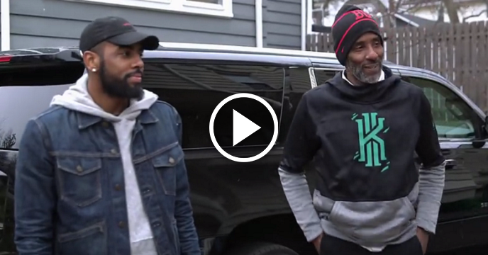 Cavs' Kyrie Irving Surprises Pops With Home Renovation