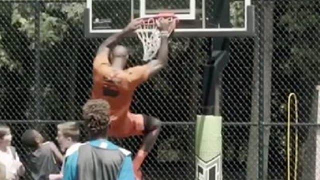 LeBron James Dunks All Over His Son\'s Friends At Birthday Party