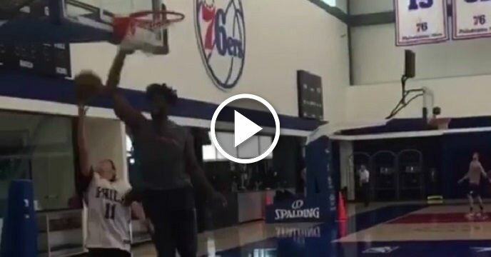 Philadelphia 76ers Big Man Joel Embiid Ruthlessly Rejected a Child