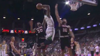 Celtics' Jaylen Brown Throws Down Thunderous Poster Dunk On Blazers