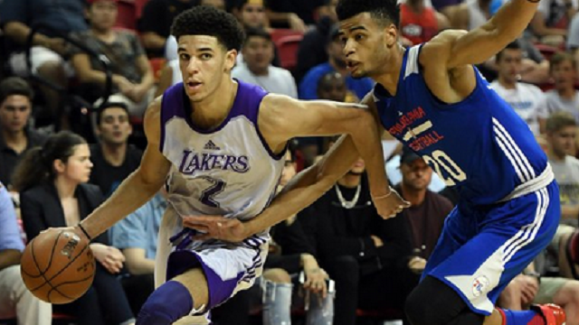 Lonzo Ball Leads Lakers To Win With Electrifying Performance Against Sixers In Summer League