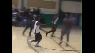 LeBron James Jr. Throws Off-the-Backboard Alley-Oop to Miami Heat Big Man Hassan Whiteside