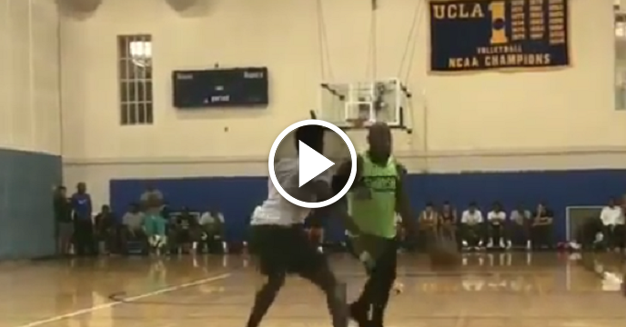 Watch: LeBron James Plays Pickup Game At UCLA
