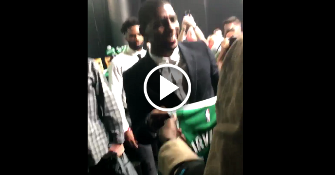 Watch: Kyrie Irving Thanks Dad With New No. 11 Celtics Jersey