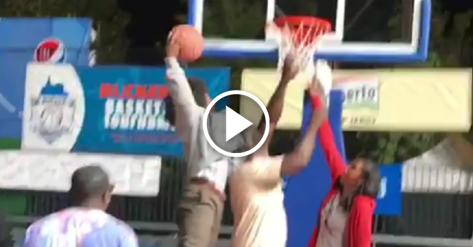 Watch: Nate Robinson Posterizes Shaq On 'Uncle Drew' Movie Set