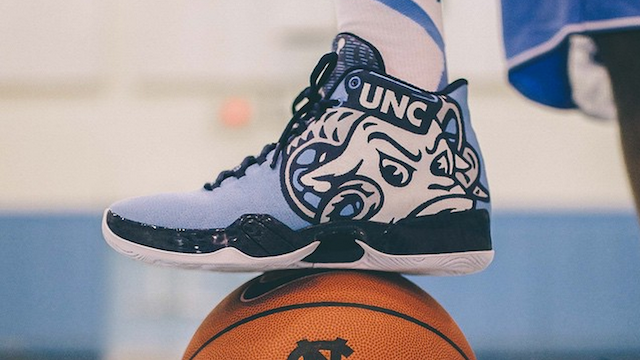 Jordan Unveils Awesome Tar Heel-Themed Shoes Prior to UNC's Sweet 16 Matchup With Wisconsin