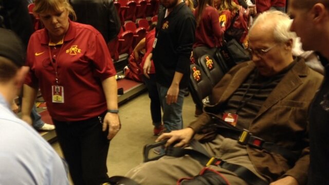 Fans Need to Stop Storming the Court After Beat Writer Suffers Broken Leg