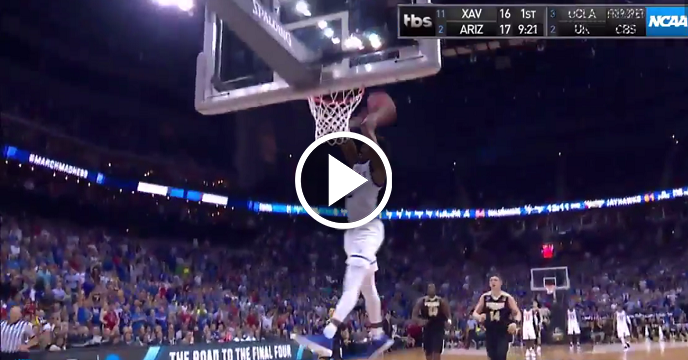 Kansas' LaGerald Vick Throws Down Wicked 360 Dunk In Sweet 16 Win Over Purdue