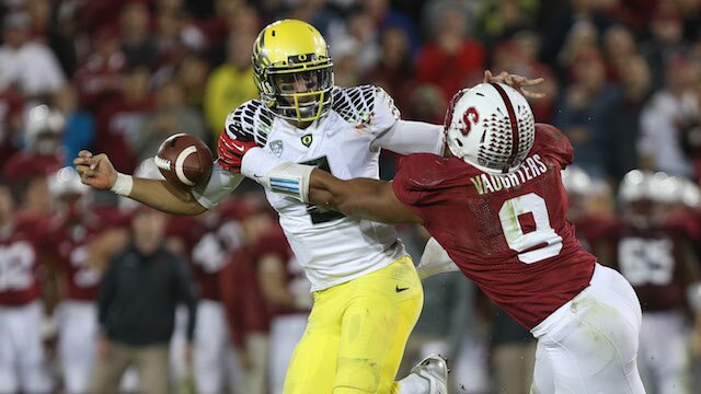 Marcus Mariota's 2014 NFL Draft Stock Unfairly Takes Hit in Loss to Stanford