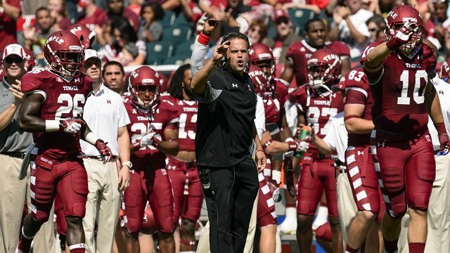 Temple Coach's Guarantee of a Win Over UCF Either Gutsy or Foolish