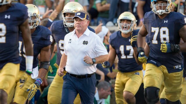 Notre Dame Football Brian Kelly 2015