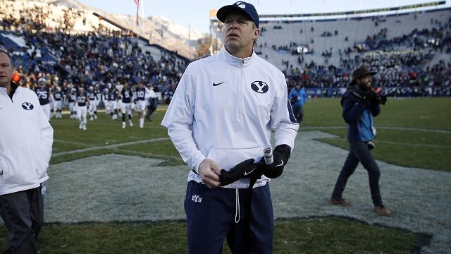 Bronco Mendenhall Should Be Applauded for Staying to Coach BYU in Bowl Game