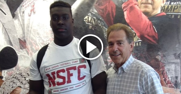 Alabama Courting 6-foot-4, 286-Pound 8th-Grader Jaheim Oatis with Scholarship Offer