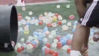 Nebraska Football Closes Out June Workouts With an Epic Water Balloon Fight
