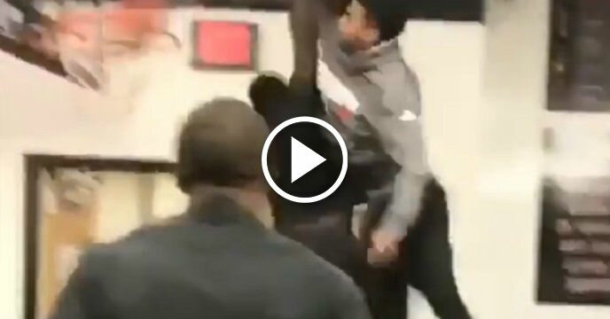 Rutgers Freshman WR Bo Melton Throws Down on a Teammate in Meeting Room