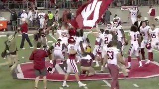 Baker Mayfield Plants Oklahoma Flag After Revenge Win Over Ohio State