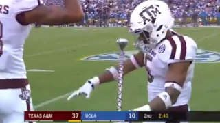 Texas A&M Breaks Out Pimp Cane for Absurdly Awesome TD Celebration