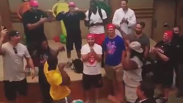 Here\'s Something You Thought You\'d Never See: Marshawn Lynch Dances To Arabic Music