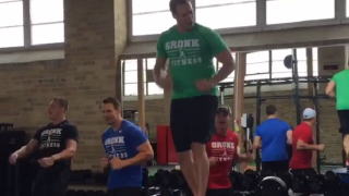Rob Gronkowski Busts Out The #RunningManChallenge With His Brothers In Middle Of Gym Session
