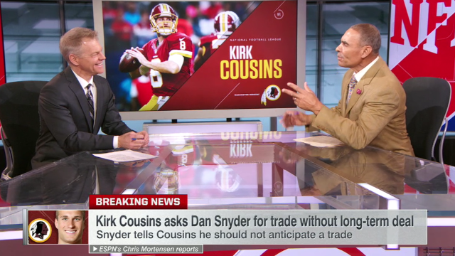 Kirk Cousins Asks Washington Redskins Owner Daniel Snyder For a Trade