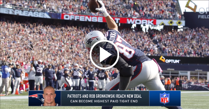 Rob Gronkowski Restructured Contract May Make Patriots TE NFL's Highest Paid