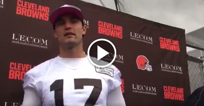 Browns' Brock Osweiler Says There's Video Evidence Proving He Doesn't Suck At Football