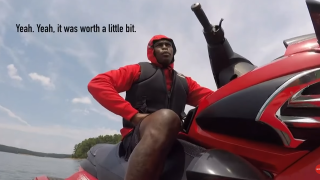Falcons' Julio Jones Lost $150K Earring While Jet-Skiing & Hired Divers to Find It