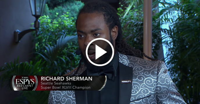 Richard Sherman Advocates Possible NFL Players Strike at ESPY Awards
